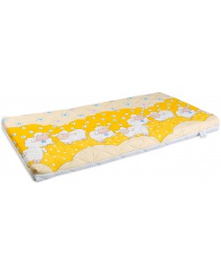 Бебешки матрак с пяна Lorelli - Holiday,  Yellow Sheep, 60 х 120 cm